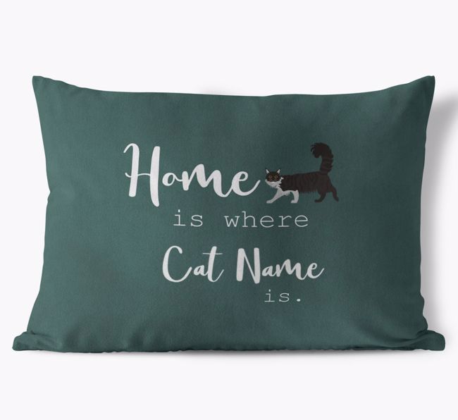 Home Is Where... : Personalised {breedCommonName} Soft Touch Cushion